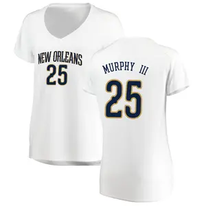 Unisex Nike Trey Murphy III Navy New Orleans Pelicans Swingman Badge Player Jersey - Icon Edition Size: Extra Small