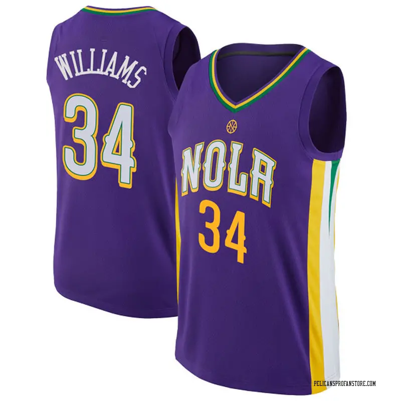 Nike New Orleans Pelicans Swingman Purple Kenrich Williams Jersey ...