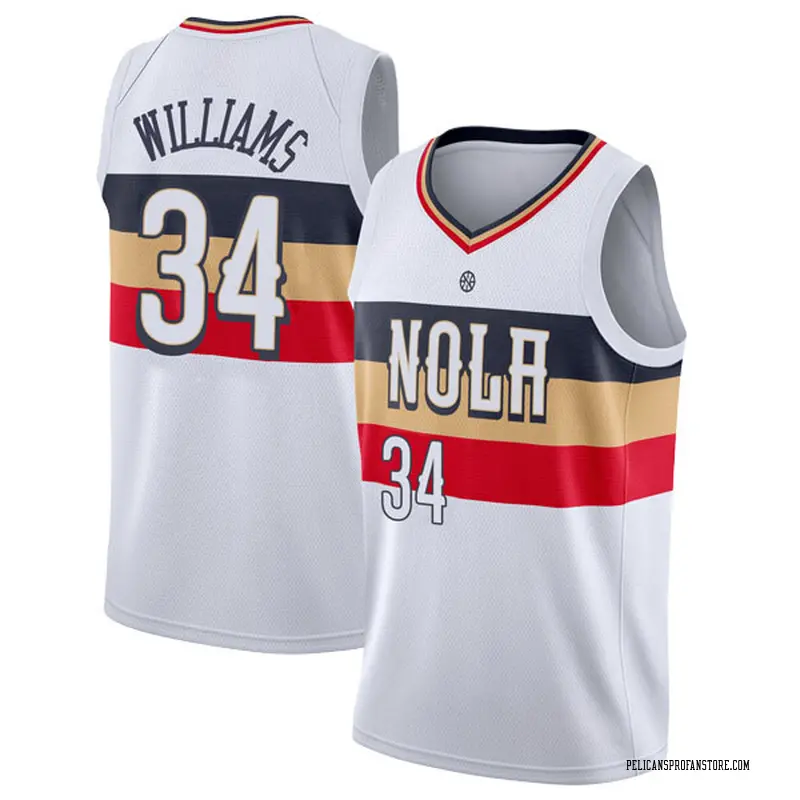 pelicans white jersey